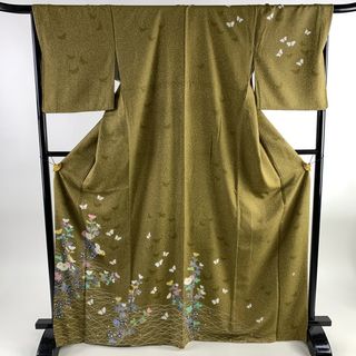 訪問着 身丈171cm 裄丈67cm 正絹 美品 逸品 【中古】(着物)