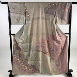 訪問着 身丈164cm 裄丈67cm 正絹 逸品 【中古】(着物)