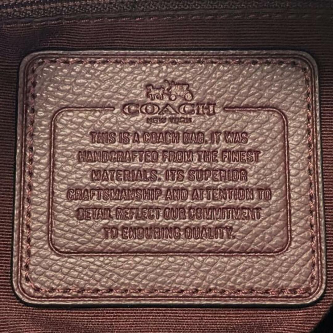 COACH(コーチ)のCOACH(コーチ) ショルダーバッグ クロスグレーンレザーベネットミニサッチェル F36624 ボルドー レザー レディースのバッグ(ショルダーバッグ)の商品写真