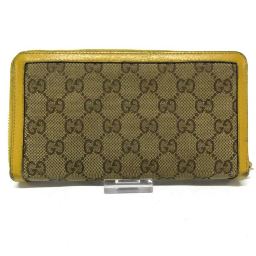 Gucci - GUCCI(グッチ) 長財布 バンブー/GG柄 308281 ベージュ×ダーク Gucci - GUCCI(グッチ) 長財布 バンブー/GG柄 308281 ベージュ×ダーク