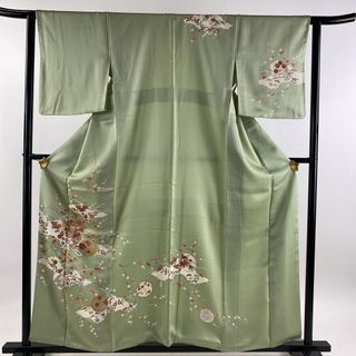 訪問着 身丈157.5cm 裄丈64cm 正絹 秀品 【中古】(着物)