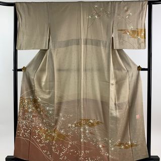 訪問着 身丈161cm 裄丈65cm 正絹 秀品 【中古】(着物)