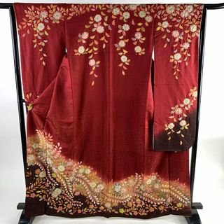 振袖 身丈167cm 裄丈63cm 正絹 美品 逸品 【中古】(着物)