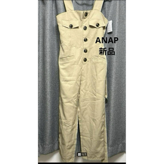 ANAP - アナップ　オールインワン レディース べっこうボタン 飾りベルト付き