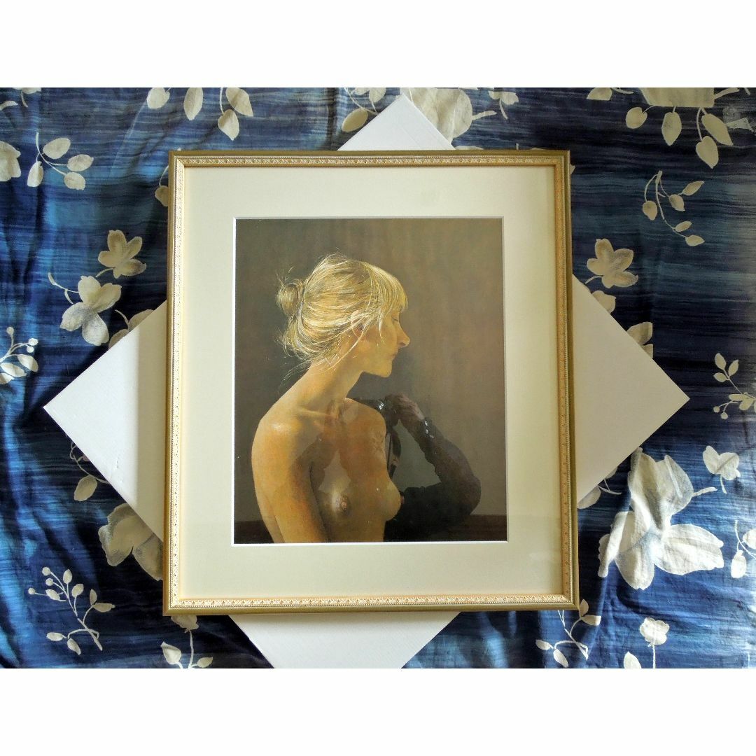 Andrew Wyeth、WITCH DOOR、希少画集画、新品高級額、額装付-新
