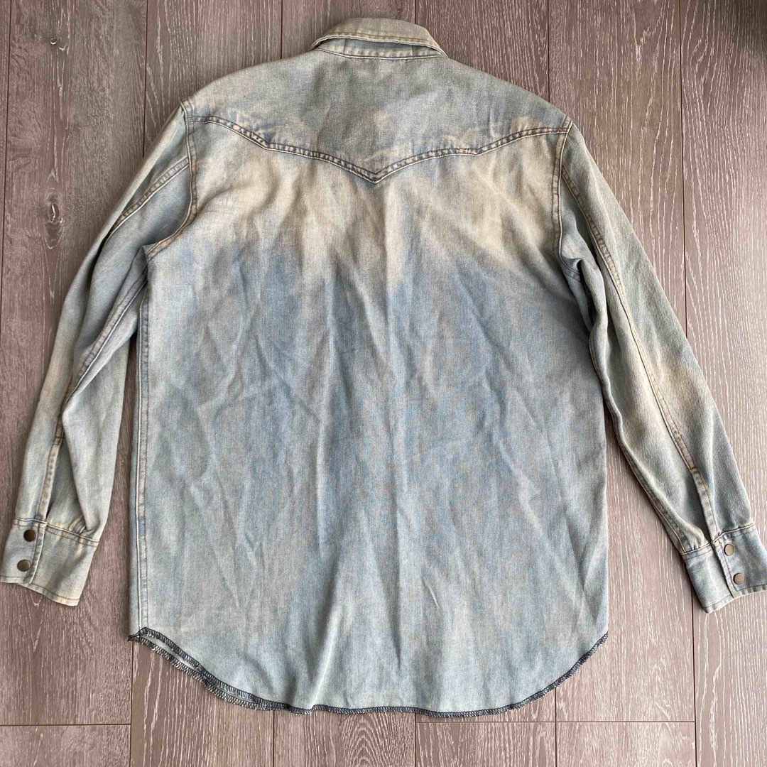 レディス　Gジャン風トップス　Mサイズ　ゆったりめ レディースのジャケット/アウター(Gジャン/デニムジャケット)の商品写真