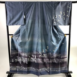 訪問着 身丈161cm 裄丈67cm 正絹 美品 逸品 【中古】(着物)