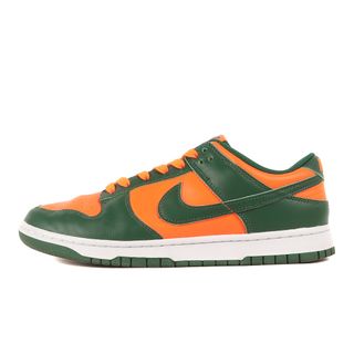 ナイキ(NIKE)のNIKE ナイキ サイズ:27.0cm DUNK LOW RETRO MIAMI HURRICANES (DD1391-300) ダンク ロー レトロ マイアミ ハリケーンズ ジョージグリーン ホワイト US9 ローカット スニーカー シューズ 靴【メンズ】【中古】(スニーカー)