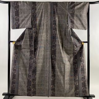 紬 身丈160.5cm 裄丈64.5cm 正絹 美品 秀品 【中古】(着物)