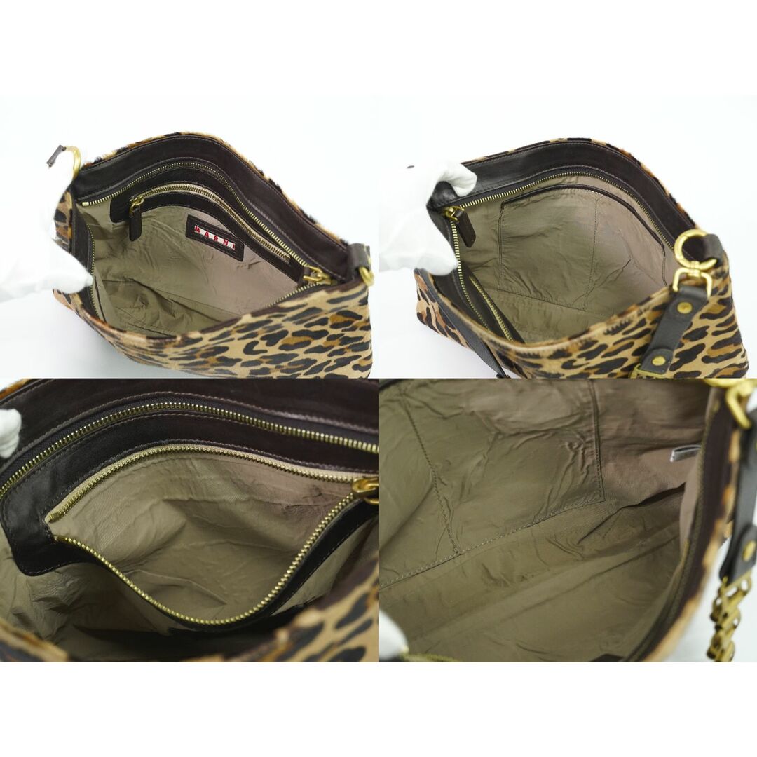 MARNI - 本物 マルニ MARNI レオパード ヒョウ柄 ショルダー MARNI - 本物 マルニ MARNI レオパード ヒョウ柄 ショルダー