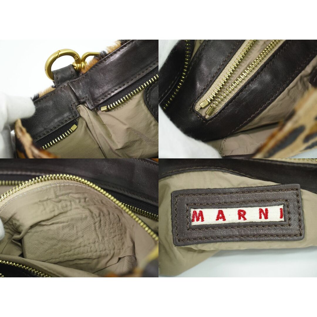MARNI - 本物 マルニ MARNI レオパード ヒョウ柄 ショルダー MARNI - 本物 マルニ MARNI レオパード ヒョウ柄 ショルダー