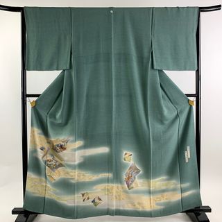 色留袖 身丈162cm 裄丈65cm 正絹 美品 名品 【中古】(着物)