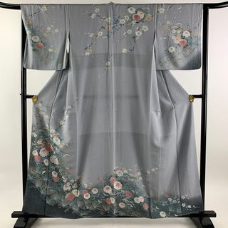 訪問着 身丈159cm 裄丈65cm 正絹 名品 【中古】(着物)