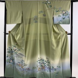 訪問着 身丈156cm 裄丈65.5cm 正絹 名品 【中古】(着物)