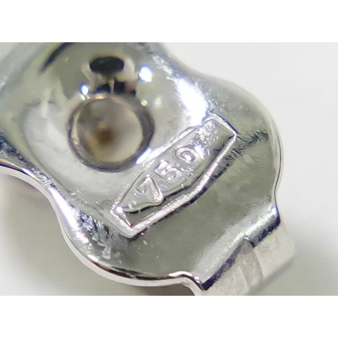 GUCCI - 本物 グッチ GUCCI Gロゴ 750 WG ピアス ホワイト GUCCI - 本物 グッチ GUCCI Gロゴ 750 WG ピアス ホワイト
