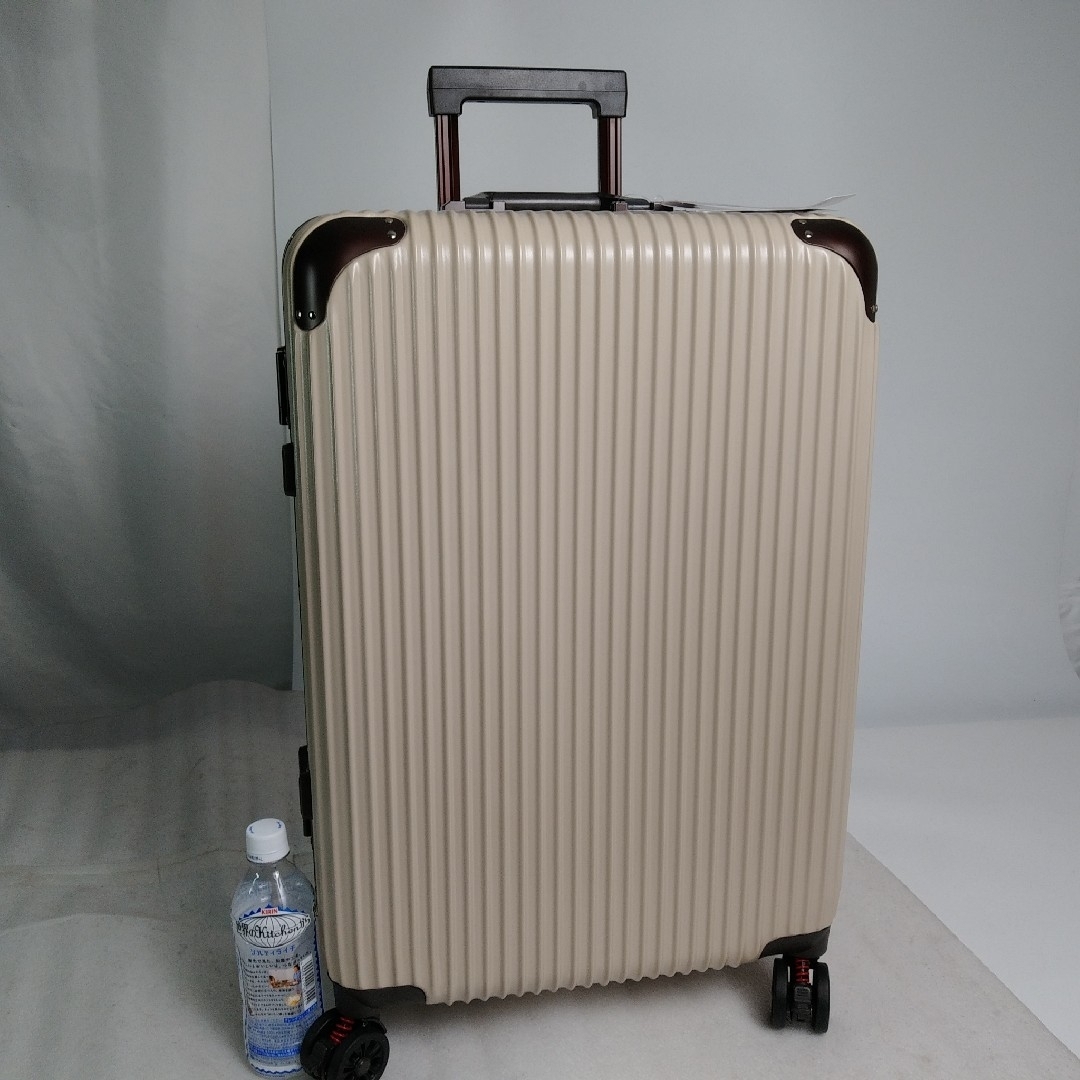 ス77　Lサイズ　アルミフレーム　サスペンション　ストッパー　TSA　ウォーム レディースのバッグ(スーツケース/キャリーバッグ)の商品写真