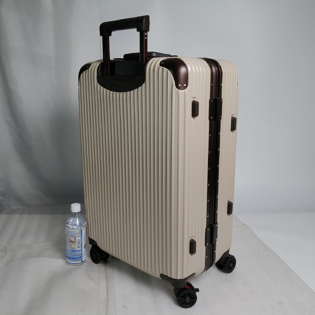 ス77　Lサイズ　アルミフレーム　サスペンション　ストッパー　TSA　ウォーム レディースのバッグ(スーツケース/キャリーバッグ)の商品写真