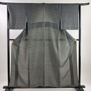 お召 身丈157cm 裄丈65.5cm 正絹 美品 名品 【中古】(着物)