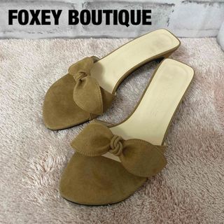 フォクシーブティック(FOXEY BOUTIQUE)のFOXEY BOUTIQUE フォクシーブティック　スエードサンダル(サンダル)