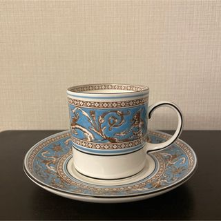 WEDGWOOD - 【新品・未使用】 WEDGWOOD カップ　ソーサー付き　フロレンティーン