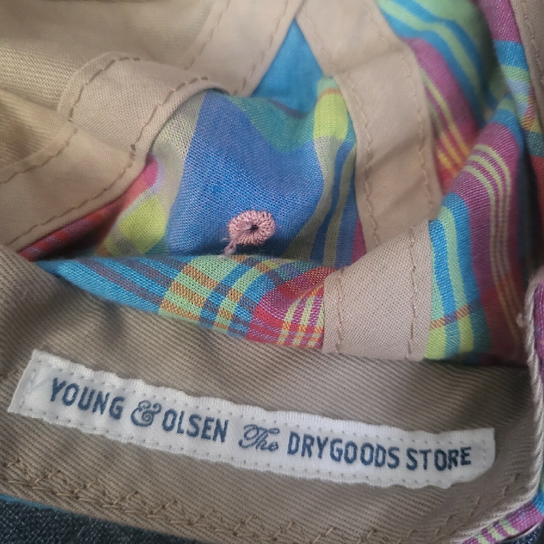 YOUNG&OLSEN(ヤングアンドオルセン)のY&O YOUNG & OLSEN THE DRY GOODS キャップ 美品 メンズの帽子(キャップ)の商品写真