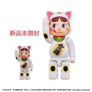 ベアブリック(BE@RBRICK)のNY@BRICK 招き猫 ペコちゃん 100% ＆ 400% 新品未開封(フィギュア)