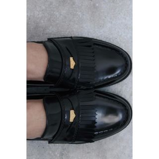 ZARA - ZARA フラットローファー メタルディテールの通販 by a's|ザラ ZARA - ZARA フラットローファー メタルディテールの通販 by a's|ザラ