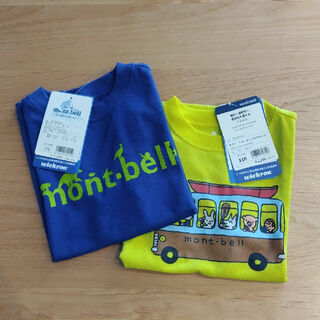 モンベル(mont bell)の新品2枚セット mont-bell  110センチ(Tシャツ/カットソー)