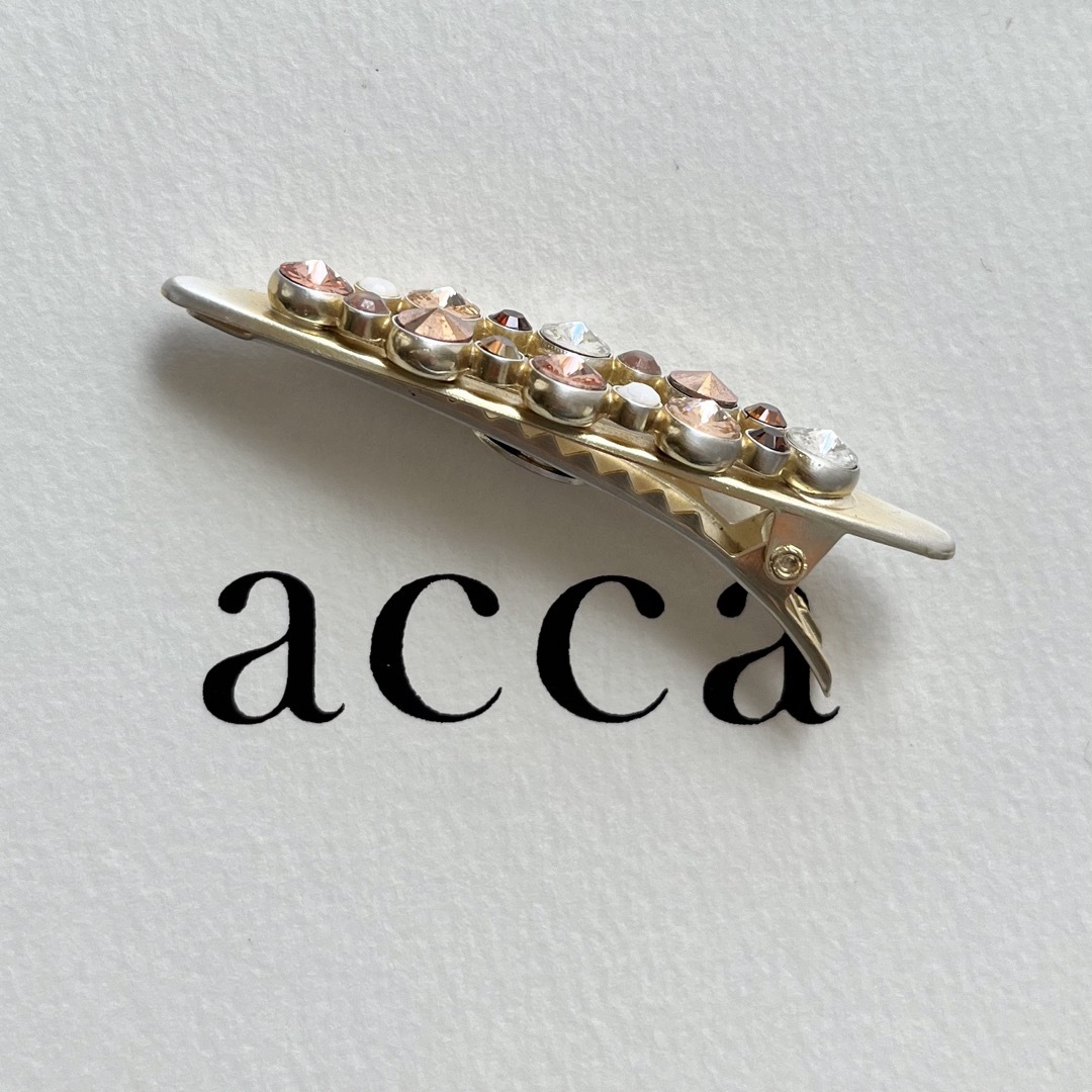 acca(アッカ)のacca ✽ 限定Berry♡WHT＆PK アーモンドクリップ レディースのヘアアクセサリー(バレッタ/ヘアクリップ)の商品写真