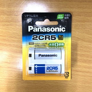 パナソニック(Panasonic)の早い者勝ち！パナソニック カメラ用リチウム電池 6V 2CR5 1個(フィルムカメラ)