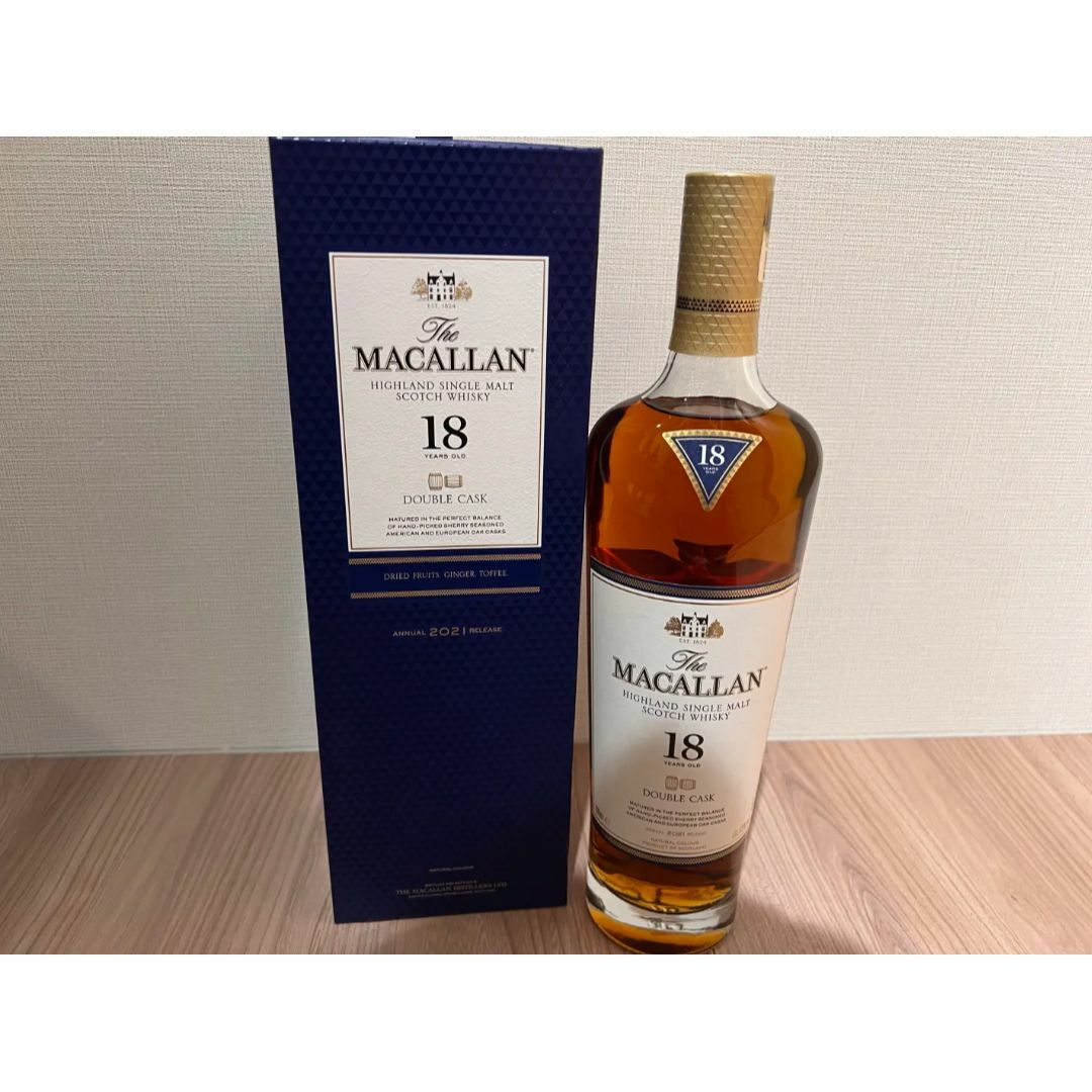 マッカラン 18年 ダブルカスク 食品/飲料/酒の酒(ウイスキー)の商品写真