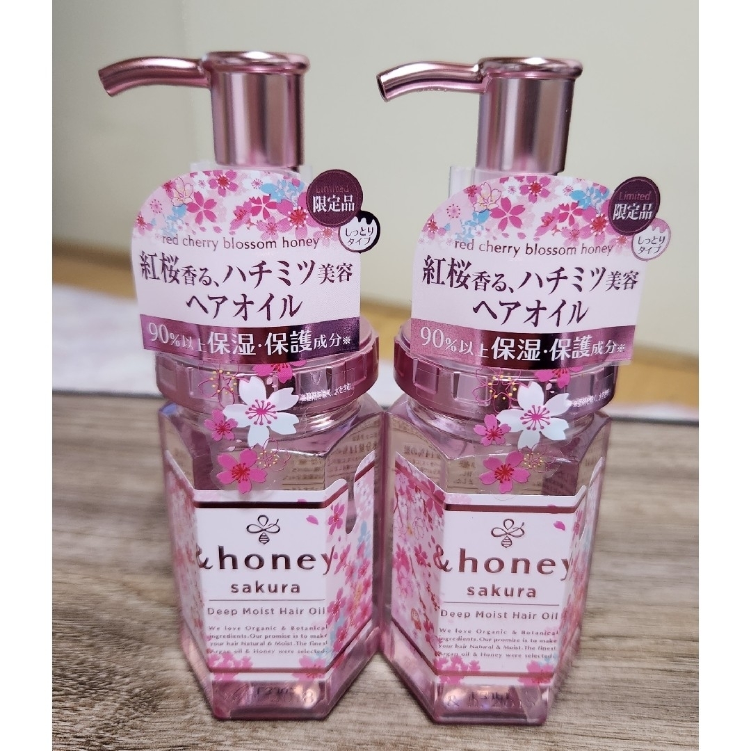 【新品】アンドハニー サクラDMヘアオイル24 100ml コスメ/美容のヘアケア/スタイリング(オイル/美容液)の商品写真