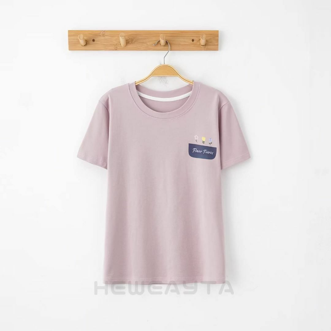 [HEWEAYTA] パジャマ レディース ルームウエア 夏 七分丈 半袖 薄手 レディースのファッション小物(その他)の商品写真