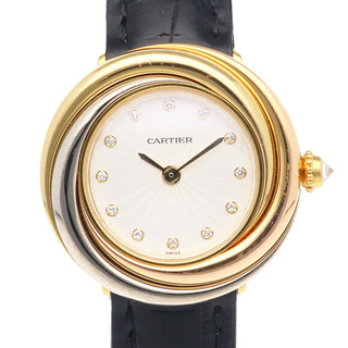 カルティエ(Cartier)のカルティエ トリニティ 腕時計 時計 18金 K18イエローゴールド 2357 クオーツ レディース 1年保証 CARTIER  中古(腕時計)