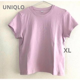 ユニクロ(UNIQLO)のUNIQLOユニクロ カットソー  Tシャツ ミニT ピンク (カットソー(半袖/袖なし))