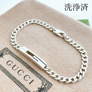 Gucci - 【洗浄済】グッチ GUCCI 925 ブレスレット シルバー レディース＊16