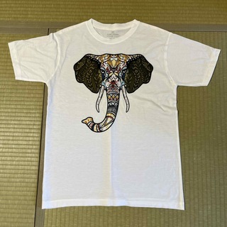 タイ　アジア　Tシャツ　ホワイト　白(Tシャツ(半袖/袖なし))