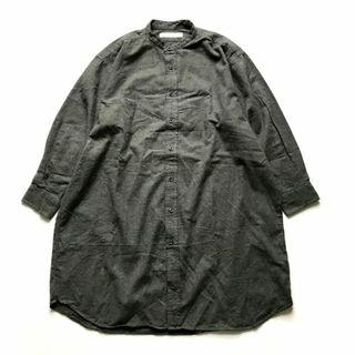 INDIVIDUALIZED SHIRTS - INDIVIDUALIZED SHIRTS スタンドカラー ビッグシャツ ネル