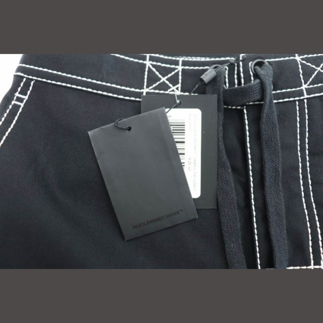 Alexander Wang(アレキサンダーワン)のアレキサンダーワン ステッチ ハーフ パンツ ショーツ 42 黒 ブラック● メンズのパンツ(ショートパンツ)の商品写真