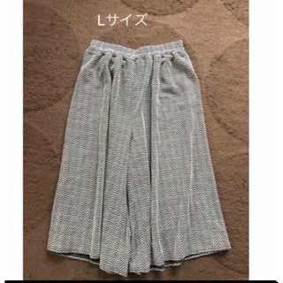 Lサイズ　ガウチョパンツ(カジュアルパンツ)