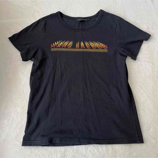 MARC JACOBS - マークジェイコブス　Tシャツ　Sサイズ　レディース　ブラック　ロゴ