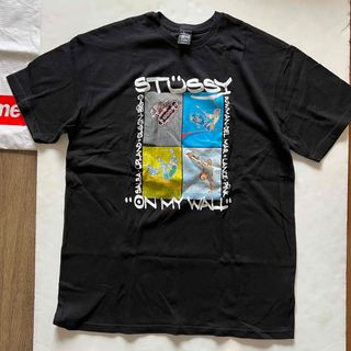 STUSSY - STUSSY LANCE MOUNTAIN Tシャツ　黒　XLサイズ