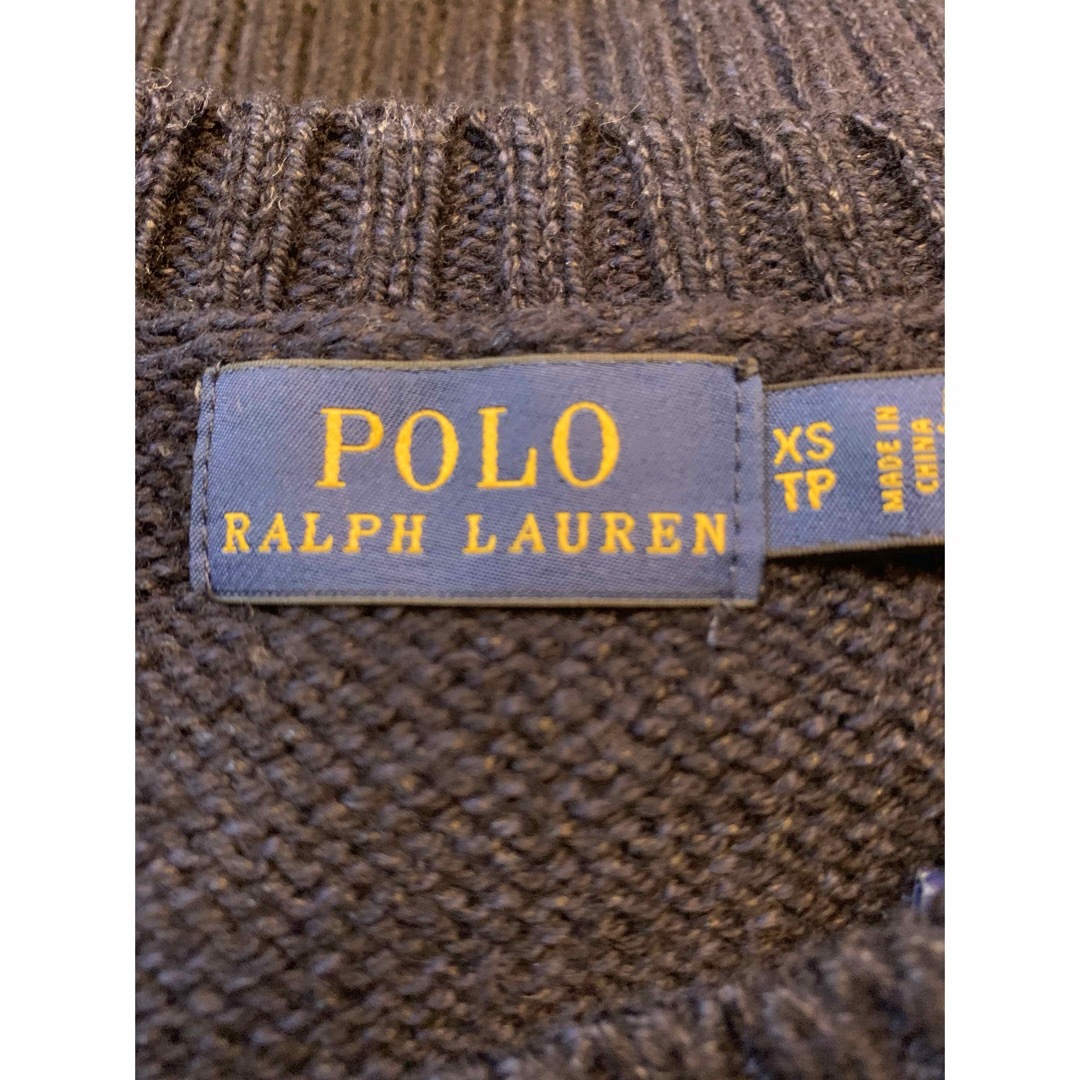 POLO RALPH LAUREN(ポロラルフローレン)の[極美品] POLO RALPH LAUREN ポロベア綿麻ニット レディースのトップス(ニット/セーター)の商品写真