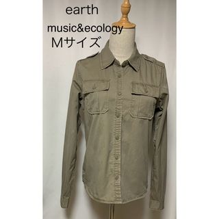 earth music & ecology - earth  music&ecology AVIREX ミリタリーシャツ　シャツ