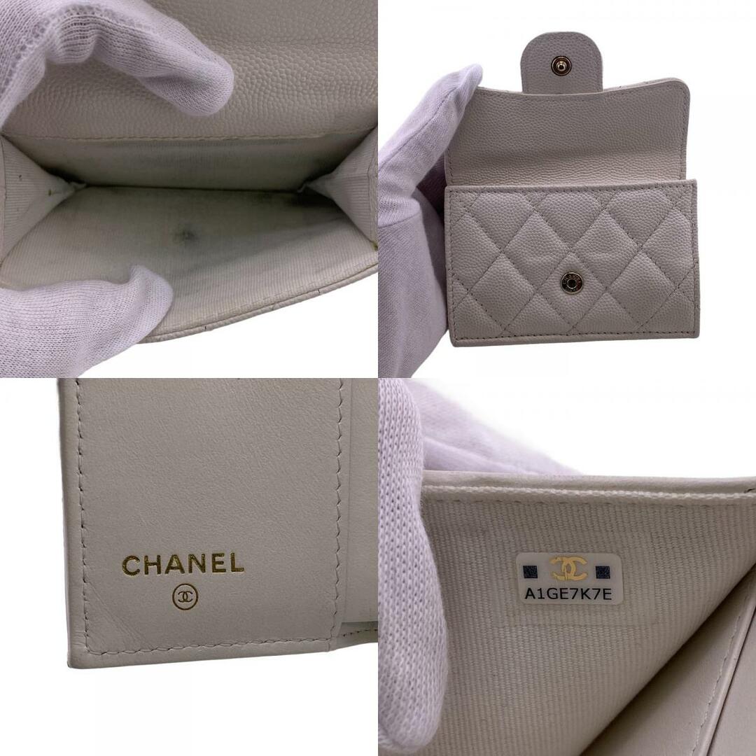 CHANEL(シャネル)のシャネル CHANEL 三つ折り財布
 マトラッセ コンパクトウォレット ホワイト レディースのファッション小物(財布)の商品写真