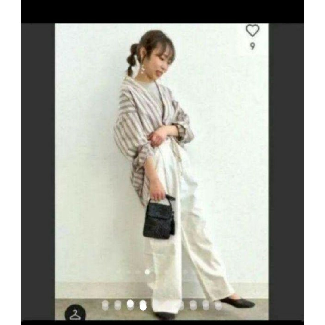 GU(ジーユー)の新品　ブロードオーバサイズバンドカラーシャツ　KHAKI　Mサイズ　男女兼用 メンズのトップス(シャツ)の商品写真