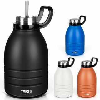 【人気商品】TYESO 水筒 スポーツボトル ステンレスボトル 1.5L 直飲み(弁当用品)