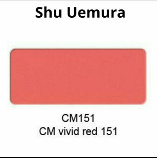 shu uemura - シュウウエムラグローオンCM ヴィヴィッドレッド 151  ＜チーク＞レフィル