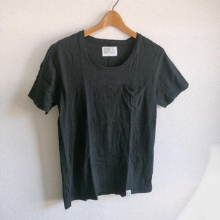 AZUL by moussy - AZUL by moussy♡定番無地Tシャツ♡ブラックメンズM♡アズール♡