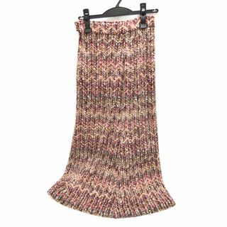 ミッソーニ(MISSONI)のミッソーニ　ピンク色系　スカート　18683524(ロングスカート)